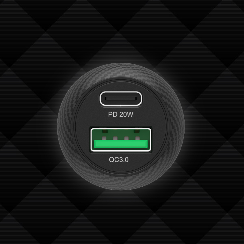 Unitek Ładowarka samochodowa Qi2 USB-A USB-C QC3.0 | PartsPC.pl