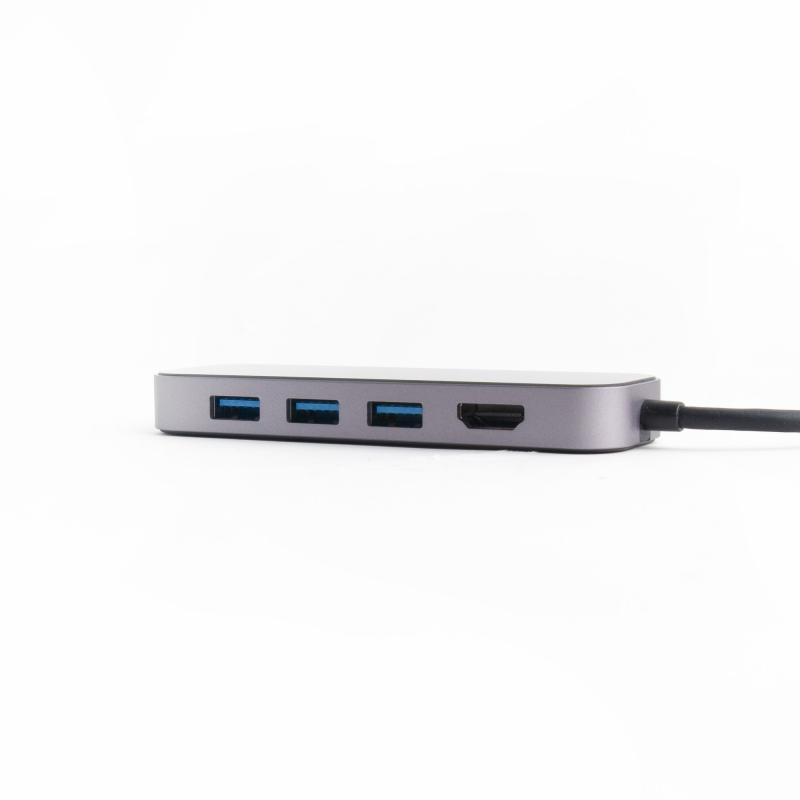 Unitek Hub USB-C 3.1 RJ-45 3xUSB-A HDMI 4K PD100W | PartsPC.pl