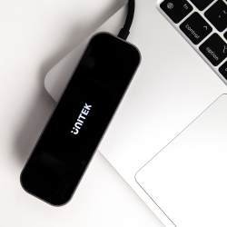 Unitek Hub USB-C 3.1 RJ-45 3xUSB-A HDMI 4K PD100W | PartsPC.pl
