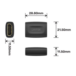 Unitek Łącznik HDMI (F) - HDMI (F) 4K@60Hz do 30 m | PartsPC.pl