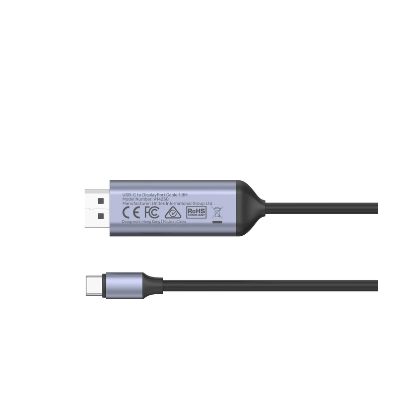 Unitek Adapter USB-C na DP 1.4 8K@60Hz kabel 1,8 m | PartsPC.pl