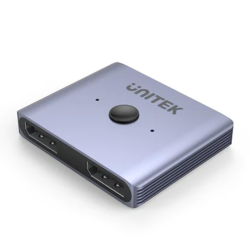 Unitek Dwukierunkowy przełącznik DP 1.4 8K 2-na-1 | PartsPC.pl