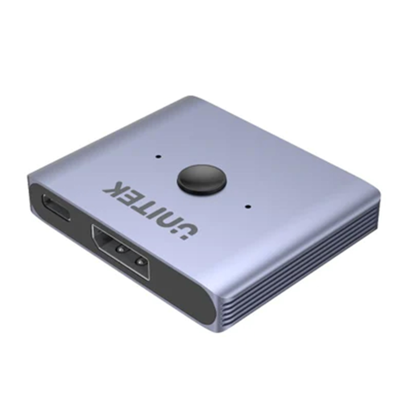 Unitek Dwukierunkowy przełącznik DP 1.4 8K 2-na-1 | PartsPC.pl