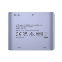 Unitek Dwukierunkowy przełącznik DP 1.4 8K 2-na-1 | PartsPC.pl