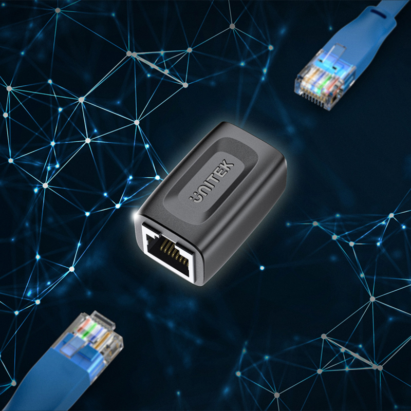 Unitek Łącznik RJ45 (F) - RJ45 (F) Cat.6 1 Gbps | PartsPC.pl