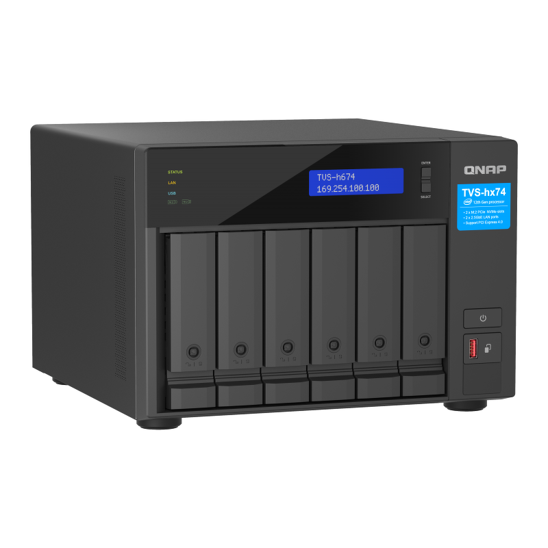 QNAP TVS-h674-i5-32G | 6-zatokowy serwer NAS, Intel... | PartsPC.pl