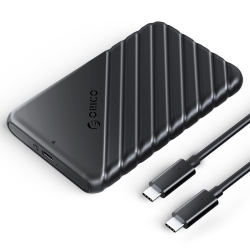 Orico Obudowa dysku 2,5'' USB-C 3.1 6Gbps czarna | PartsPC.pl