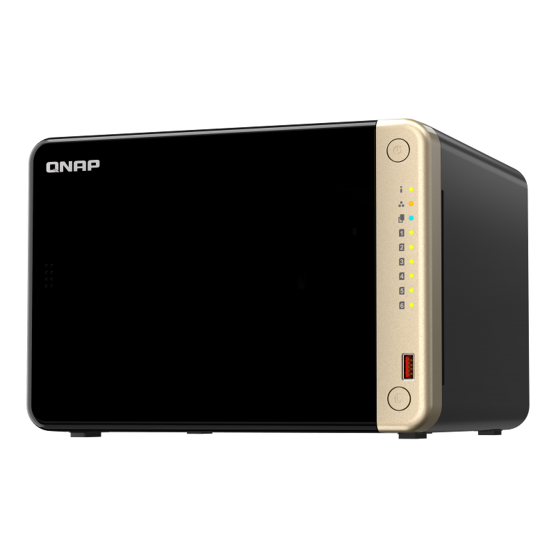 QNAP TS-664-8G | 6-zatokowy serwer NAS, Intel Celeron... | PartsPC.pl