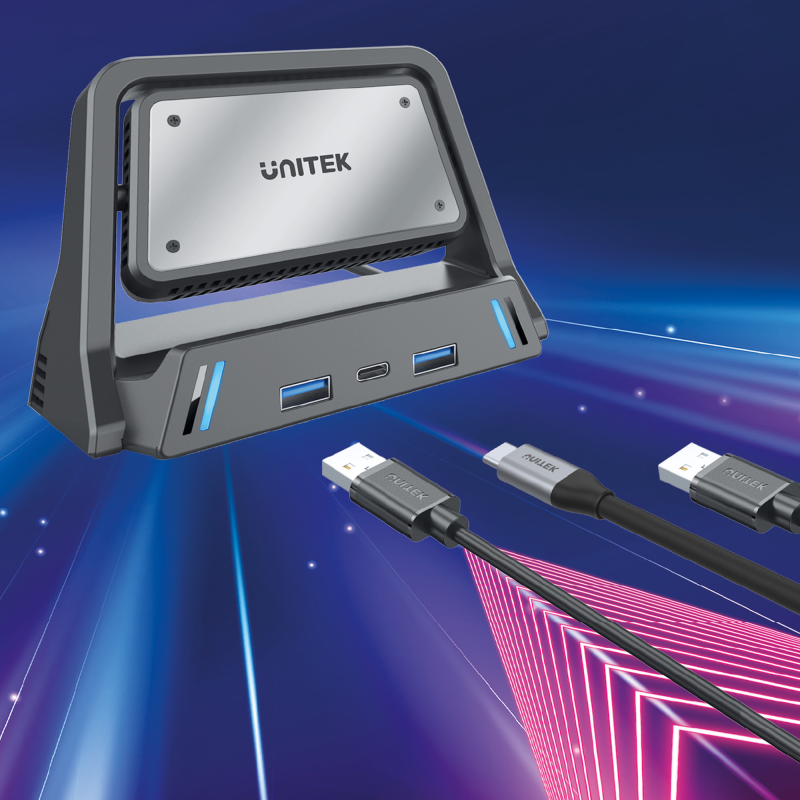 Unitek Stacja dokująca Pro do Steam Decka™ 100W 8K | PartsPC.pl