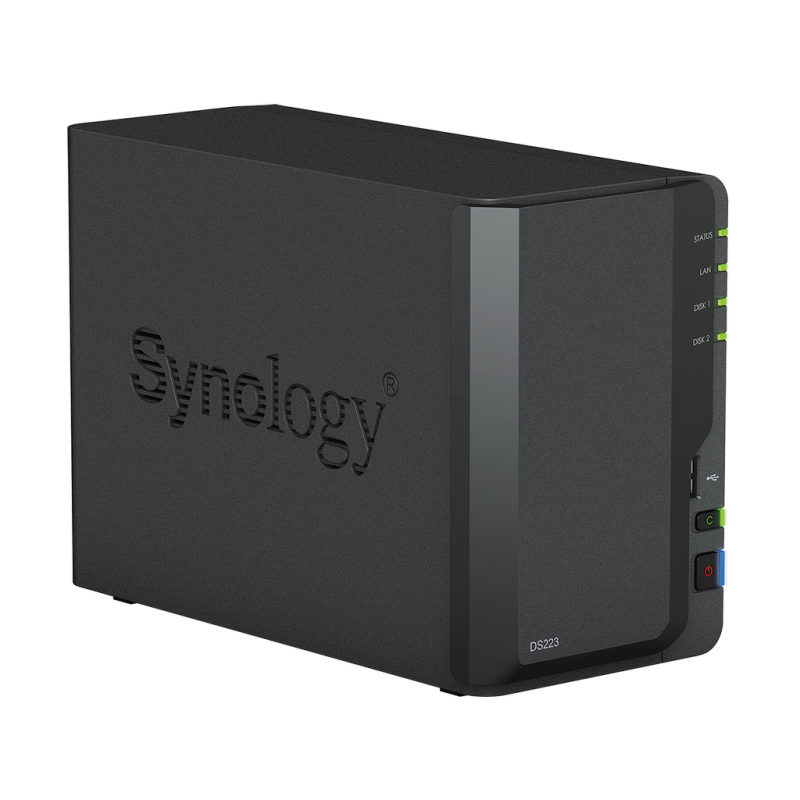 Synology DS223 | 2-zatokowy serwer NAS, ARM, 2GB RAM... | PartsPC.pl
