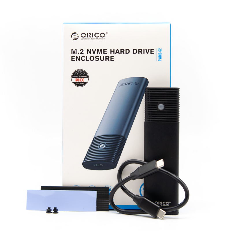 Orico Obudowa dysku M.2 NVMe USB-C 10 Gbps czarna | PartsPC.pl