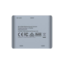 Unitek Dwukierunkowy przełącznik HDMI 2.1 8K 2na1 | PartsPC.pl
