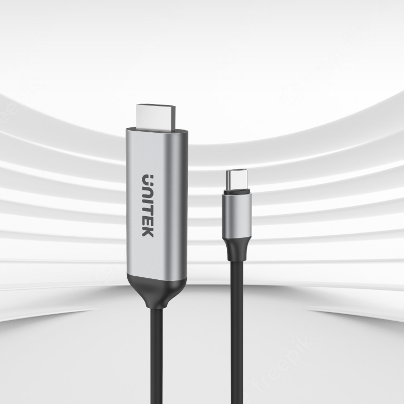 Unitek Kabel USB-C na HDMI 4K 60Hz, 1.8 m | PartsPC.pl