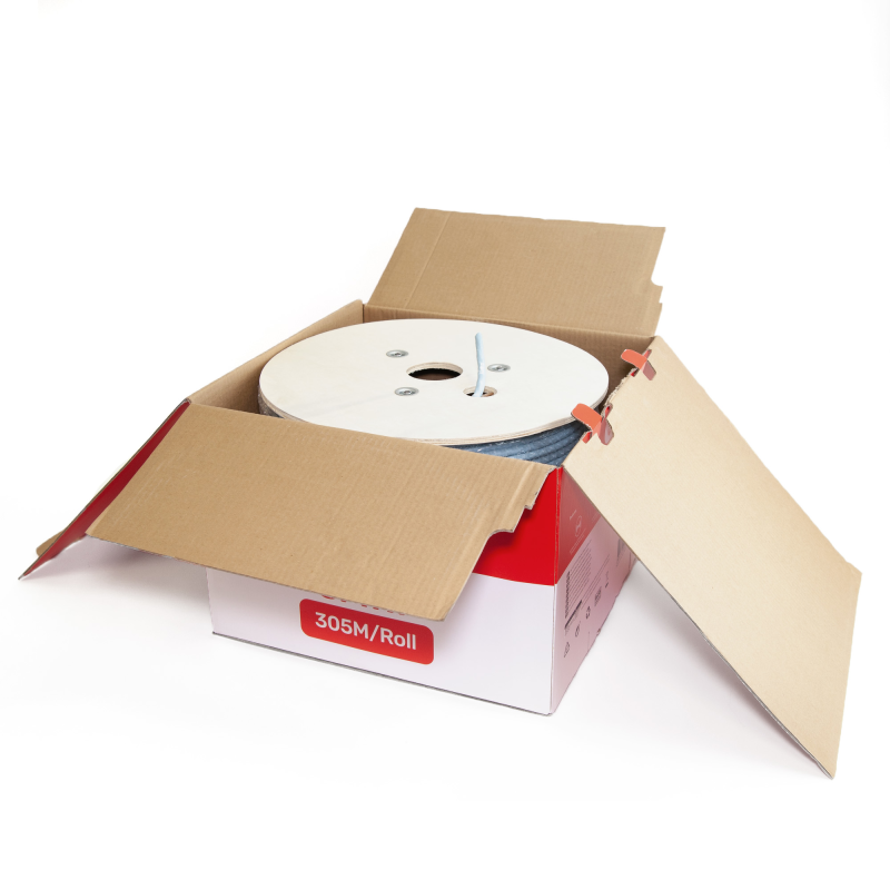 Unitek Kabel skrętka LSZH Cat. 6a S/FTP 305 m | PartsPC.pl