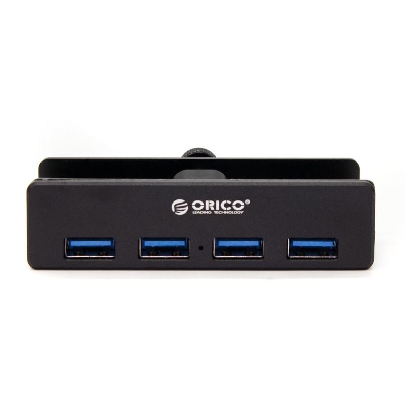 Orico Hub aktywny biurkowy 4*USB-A 5Gbps czarny | PartsPC.pl