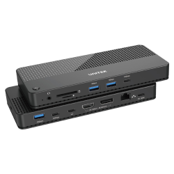 Unitek Stacja dokująca 12w1, HDMI 8K, USB 4, 100 W | PartsPC.pl