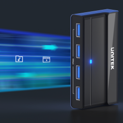 Unitek Przełącznik KVM 4x USB-A 5Gbps aktywny | PartsPC.pl