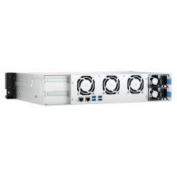 QNAP TS-855eU-RP-8G | 8-zatokowy płytki serwer NAS, Intel Atom, 8GB RAM, 2x 2,5GbE RJ-45, RP, RACK