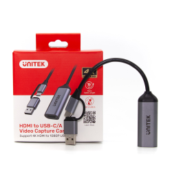 Unitek Grabber video USB-C/A, 4K HDMI 1.4b | PartsPC.pl