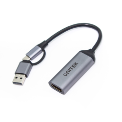 Unitek Grabber video USB-C/A, 4K HDMI 1.4b | PartsPC.pl