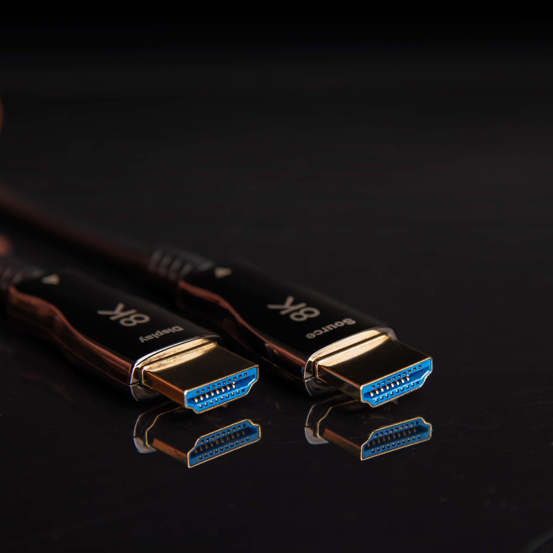 Claroc Kabel optyczny HDMI 2.1 AOC 8K 120Hz 50 m