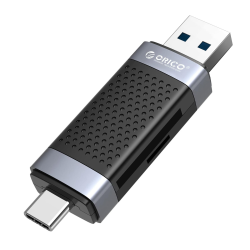Orico Czytnik kart SD/microSD USB-A/USB-C 2.0 | PartsPC.pl
