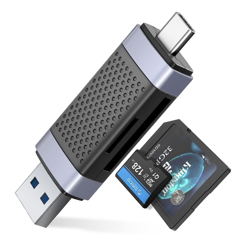 Orico Czytnik kart SD/microSD USB-A/USB-C 2.0 | PartsPC.pl
