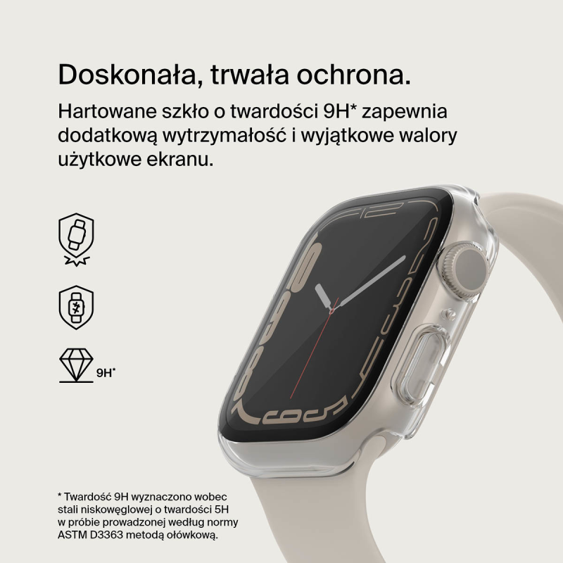 Belkin Szkło na Apple Watch 44/45mm 9/8/7/6/5/4/SE... | PartsPC.pl
