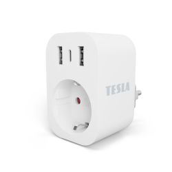Tesla gniazdko 4 gniazda 2xUSB-A 1xUSB-C - Gniazdka | PartsPC.pl