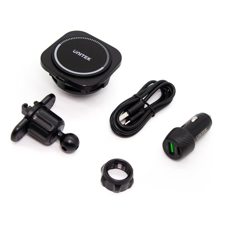 Unitek Ładowarka samochodowa 38 W, uchwyt MagSafe | PartsPC.pl