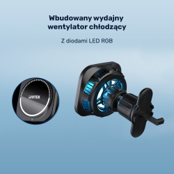 Unitek Ładowarka samochodowa 38 W, uchwyt MagSafe | PartsPC.pl