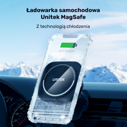 Unitek Ładowarka samochodowa 38 W, uchwyt MagSafe | PartsPC.pl
