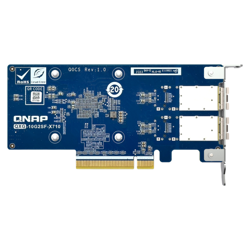 QNAP QXG-10G2SF-X710 | 2-portowa karta rozszerzeń 10GbE... | PartsPC.pl