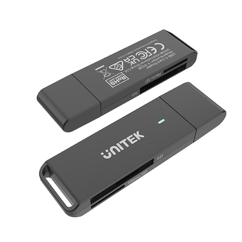 Unitek Czytnik kart SD i microSD USB-C - Akcesoria | PartsPC.pl