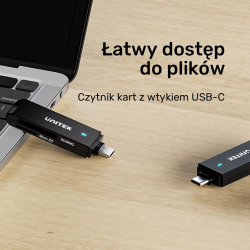 Unitek Czytnik kart SD i microSD USB-C - Akcesoria | PartsPC.pl