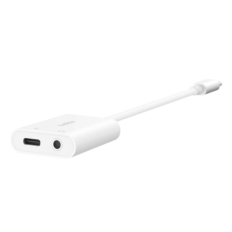 Belkin Rockstar Adapter USB-C na 3.5mm Audio + USB-C... | PartsPC.pl