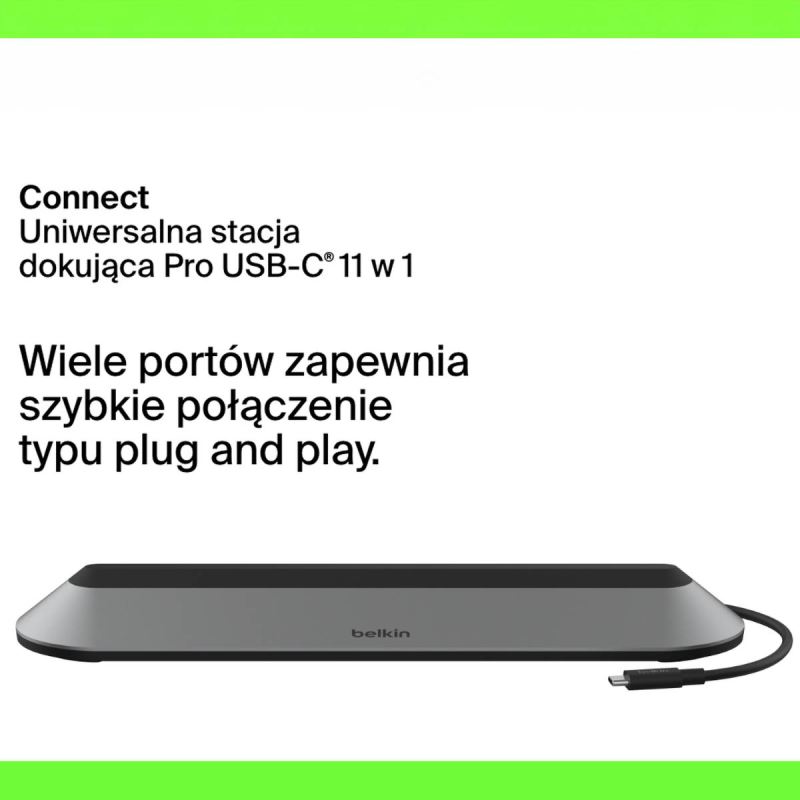 Belkin Stacja dokująca 11w1 USB-C, 2x HDMI 4K, PD 100W | PartsPC.pl