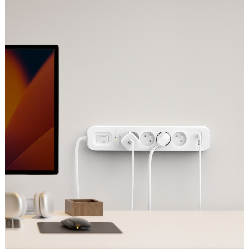 Belkin Listwa zasilająca przeciwprzepięciowa 650J, 6... | PartsPC.pl