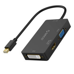 Orico Adapter mini DisplayPort na HDMI, VGA, DVI | PartsPC.pl