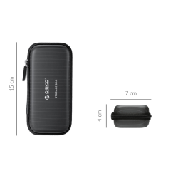 Orico Etui na dysk zewnętrzny M.2, czarne | PartsPC.pl