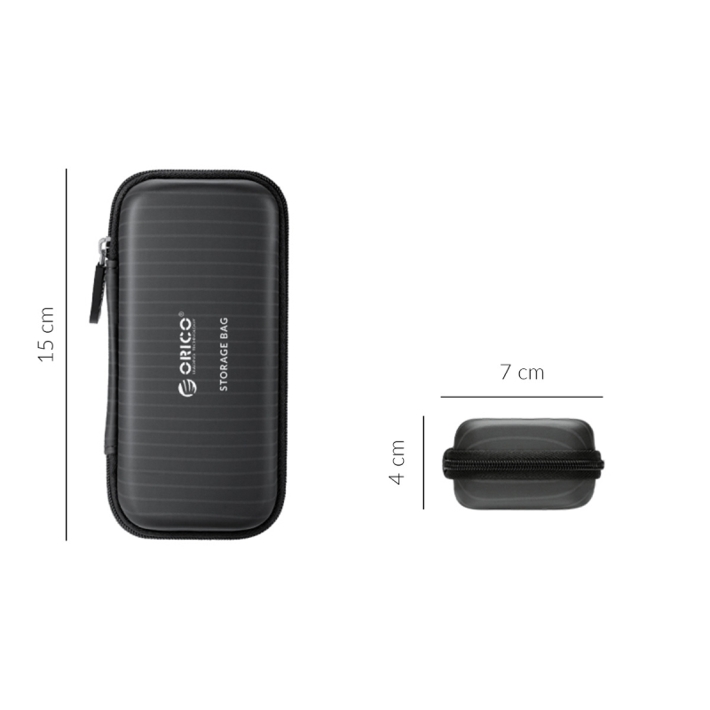 Orico Etui na dysk zewnętrzny M.2, czarne | PartsPC.pl