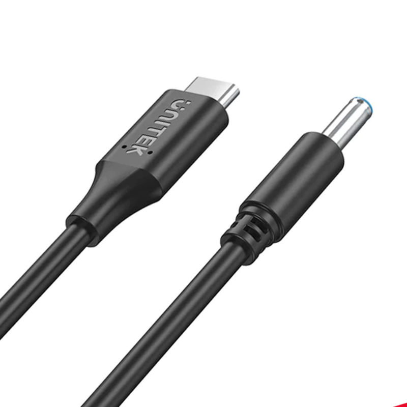 Kabel zasilający do laptopa HP 65W USB-C - DC4,5mm | PartsPC.pl