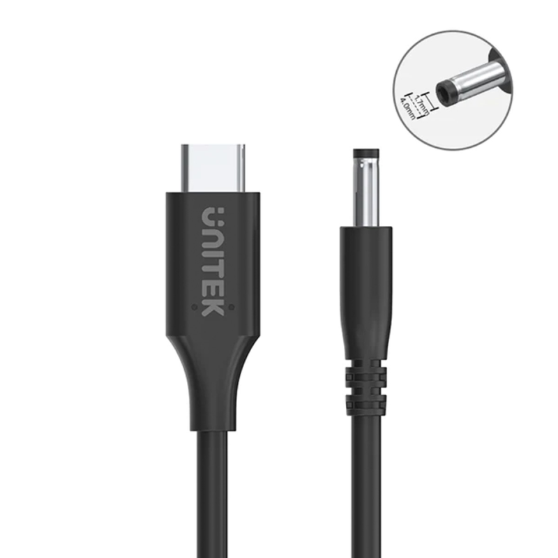 Kabel zasilający do Lenovo 65W USB-C - DC4,0mm | PartsPC.pl