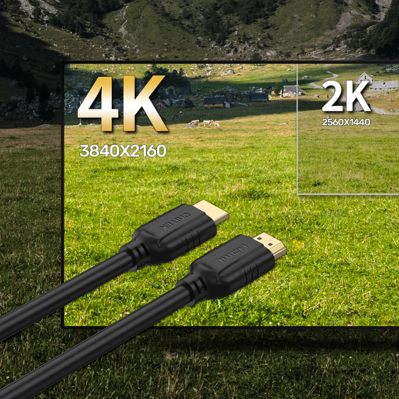 Unitek Kabel HDMI 2.0 4K 60Hz 3m - Kable komputerowe i AV | PartsPC.pl