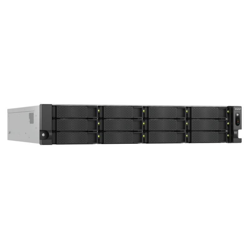 QNAP TS-h1277AXU-RP-R7-32G | 12-zatokowy serwer NAS, AMD Ryzen, 32GB RAM, 2x 10Gb Base-T, RP, RACK