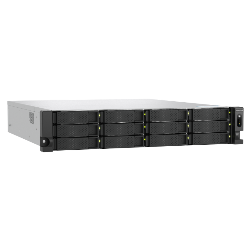 QNAP TS-h1277AXU-RP-R7-32G | 12-zatokowy serwer NAS, AMD Ryzen, 32GB RAM, 2x 10Gb Base-T, RP, RACK