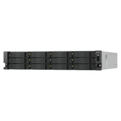 QNAP TS-h1277AXU-RP-R5-16G | 12-zatokowy serwer NAS, AMD Ryzen, 16GB RAM, 2x 10Gb Base-T, RP, RACK