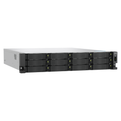 QNAP TS-h1277AXU-RP-R5-16G | 12-zatokowy serwer NAS, AMD Ryzen, 16GB RAM, 2x 10Gb Base-T, RP, RACK