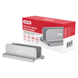 Unitek Stojak na laptopa, pionowy, aluminium | PartsPC.pl