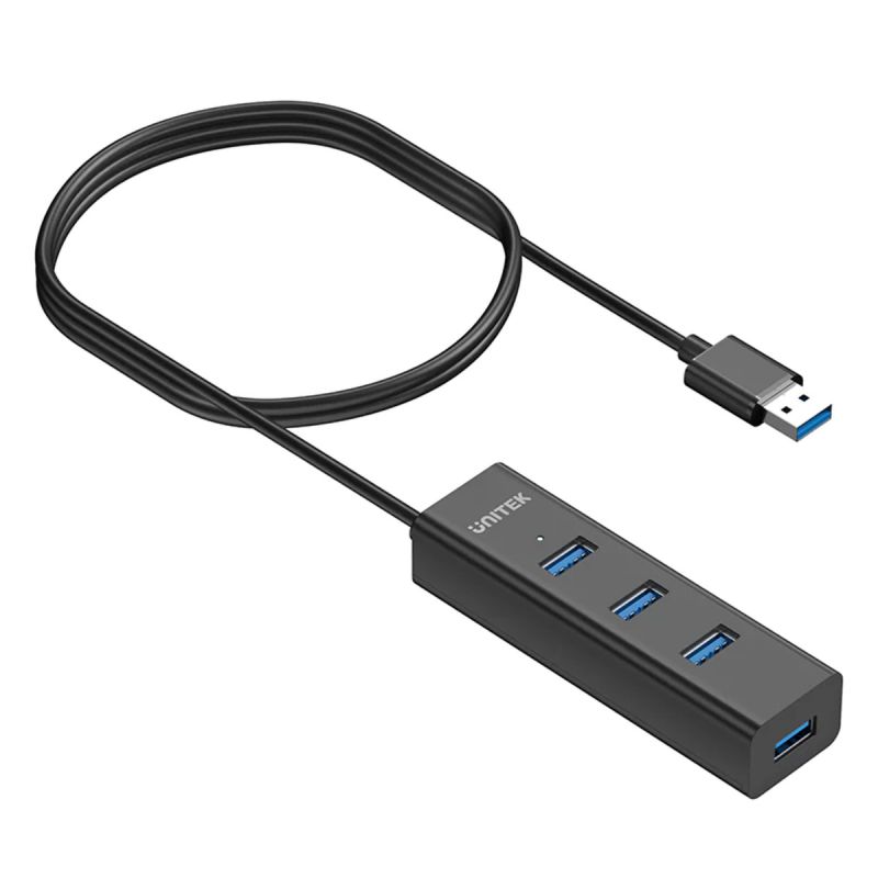 Unitek Aktywny hub USB-A 5Gbps, 4 porty USB-A | PartsPC.pl